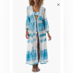 Melissa Odabash Drew Stripe Cover-Up Dress